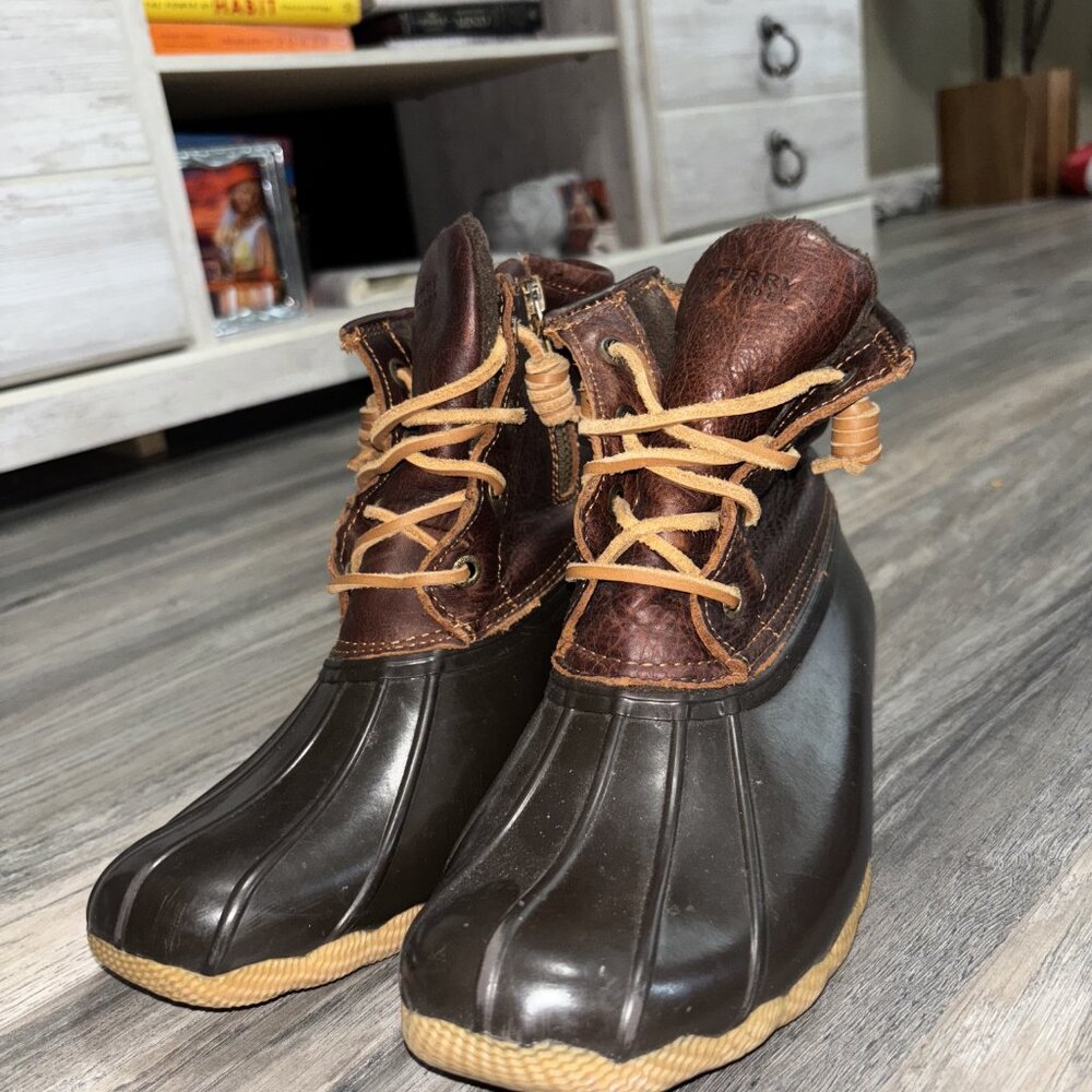 Sperry Duck Boots – Waterproof Leather & Rubber